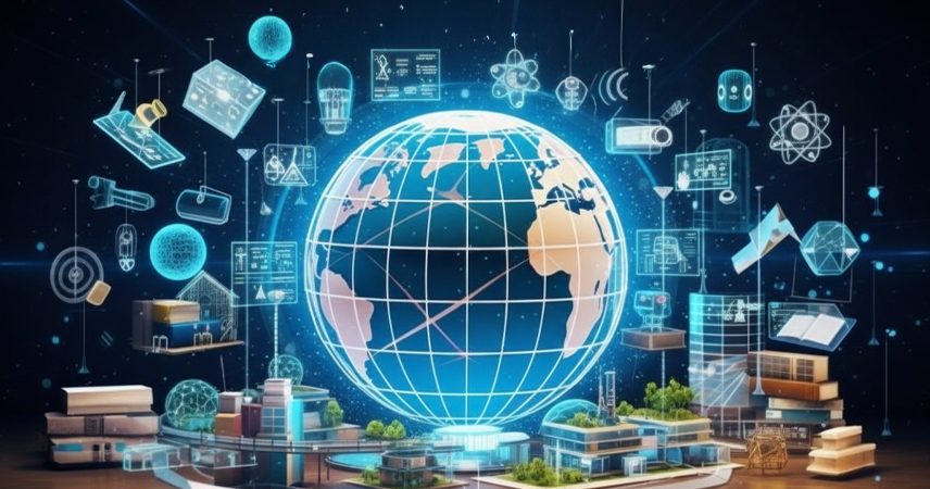 Students learning 21st century skills